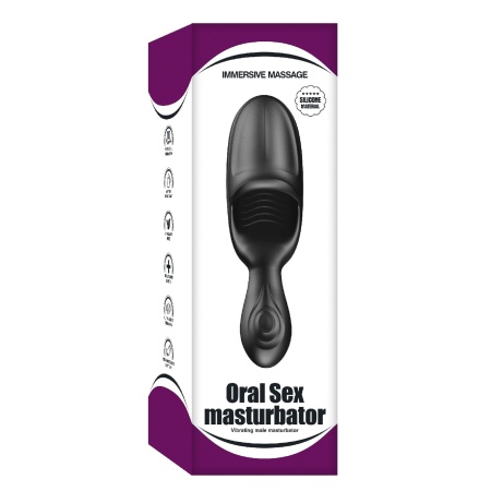 Masturbator dla mężczyzn Adjustable - regulowana intensywność wibracji i stymulacja żołędzi - 8