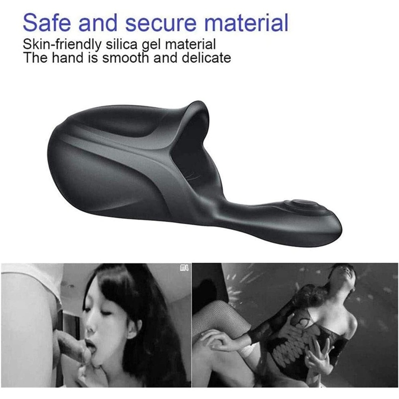 Masturbator dla mężczyzn Adjustable - regulowana intensywność wibracji i stymulacja żołędzi - 10