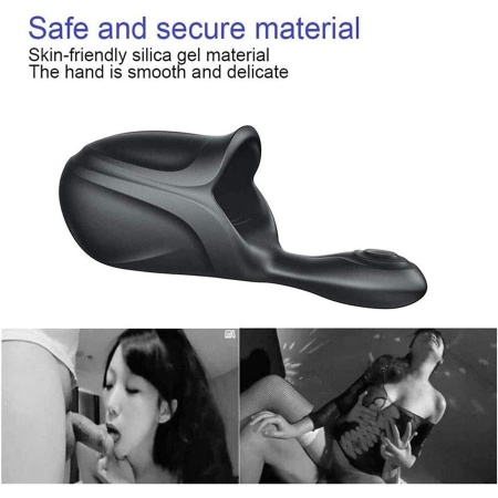 Masturbator dla mężczyzn Adjustable - regulowana intensywność wibracji i stymulacja żołędzi - 10
