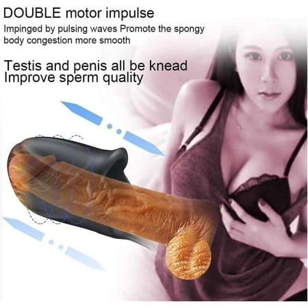 Masturbator dla mężczyzn Adjustable - regulowana intensywność wibracji i stymulacja żołędzi - 14