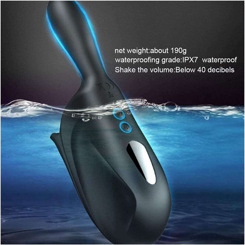 Masturbator dla mężczyzn Adjustable - regulowana intensywność wibracji i stymulacja żołędzi - 15