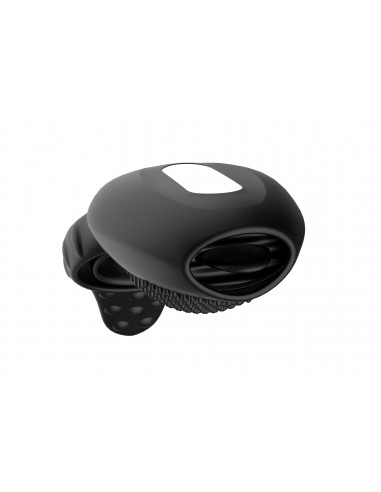 Remote Powerful Tognue Simulate Cock Ring - Pierścienie erekcyjne wibrujące - 15