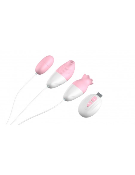 3 IN 1 Love eggs suits - Wibratory Jajeczka - 2
