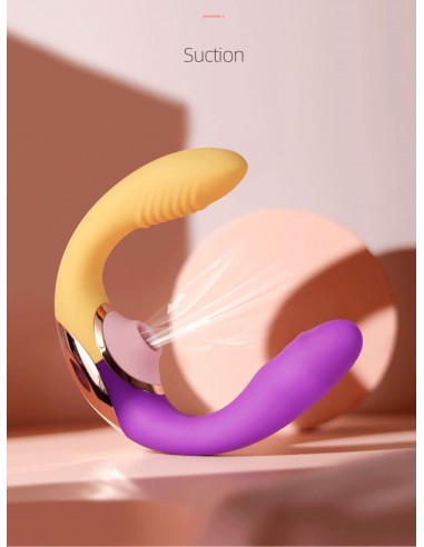 3 in 1 finger wiggle , vibration suction vibrator - WIBRATORY DLA PAR - 17