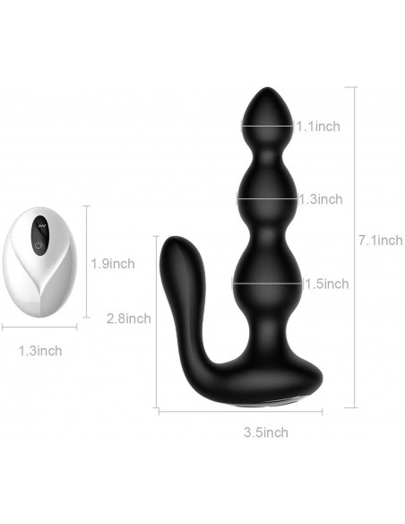 Remotesilicone Analbeads - Kulki i korki analne wibrujące - 7