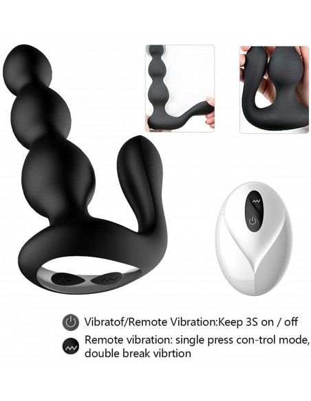 Remotesilicone Analbeads - Kulki i korki analne wibrujące - 8