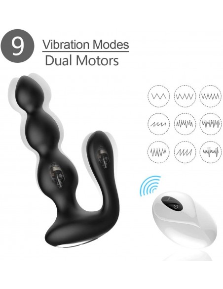 Remotesilicone Analbeads - Kulki i korki analne wibrujące - 9