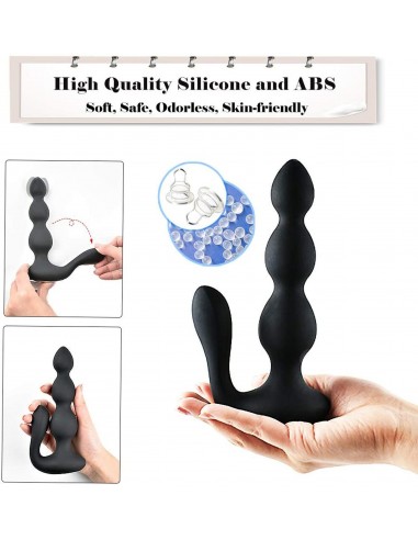 Remotesilicone Analbeads - Kulki i korki analne wibrujące - 11