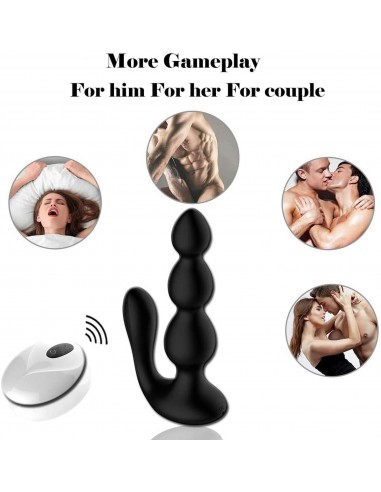 Remotesilicone Analbeads - Kulki i korki analne wibrujące - 12