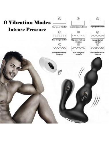 Remotesilicone Analbeads - Kulki i korki analne wibrujące - 14