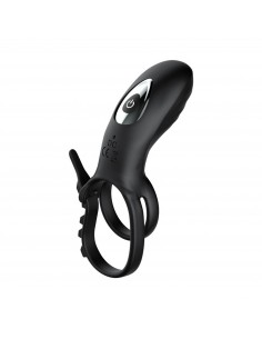 Adjustabledouble Cockring Withremote - Pierścienie erekcyjne wibrujące - 1 2