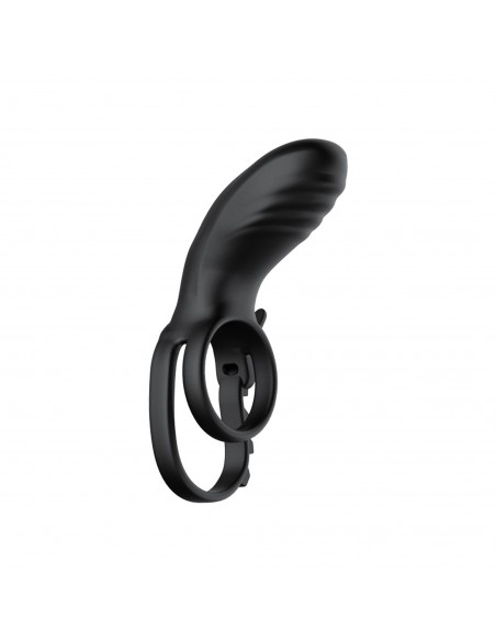 Adjustabledouble Cockring Withremote - Pierścienie erekcyjne wibrujące - 3