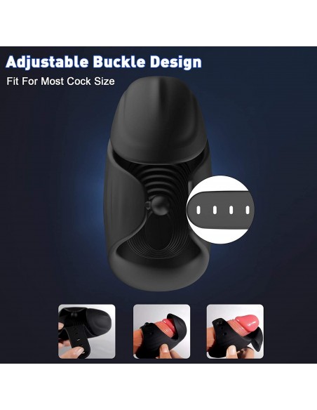 Adjustablewearablepenisvibrator - Pierścienie erekcyjne wibrujące - 18