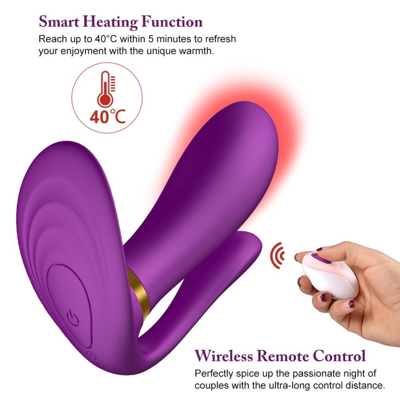 Remote Wearable Wibrator Fioletowy - 14