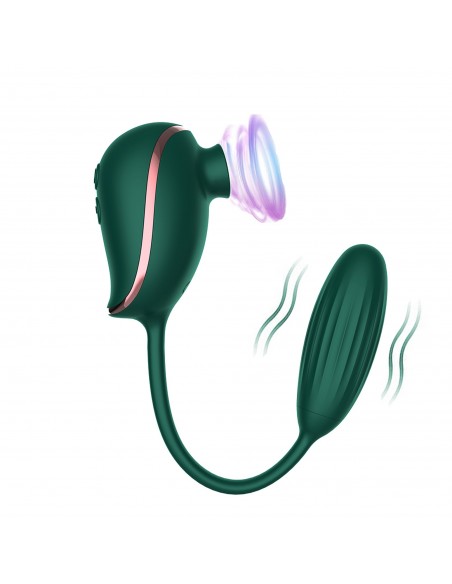 High End Suction Love Egg GREEN - Wibratory Bezdotykowe - 11