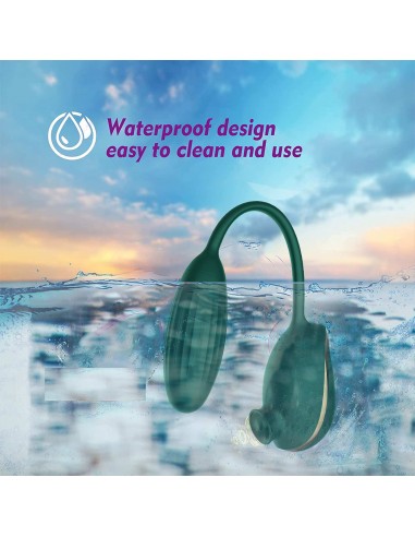 High End Suction Love Egg GREEN - Wibratory Bezdotykowe - 13