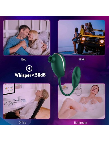 High End Suction Love Egg GREEN - Wibratory Bezdotykowe - 14