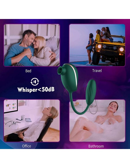 High End Suction Love Egg GREEN - Wibratory Bezdotykowe - 14