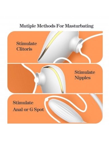 High End Suction Love Egg WHITE - Wibratory Bezdotykowe - 9