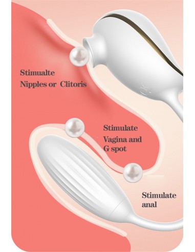 High End Suction Love Egg WHITE - Wibratory Bezdotykowe - 12
