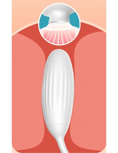 High End Suction Love Egg WHITE - Wibratory Bezdotykowe - 13