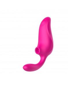 3 in 1 Sucking Vibe RED - Wibratory Bezdotykowe - 1 2