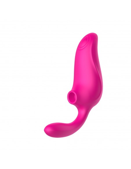 3 in 1 Sucking Vibe RED - Wibratory Bezdotykowe - 2