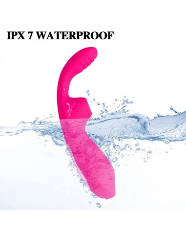 3 in 1 Sucking Vibe RED - Wibratory Bezdotykowe - 14