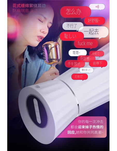 Interactive Voice 9 Vibration Speeds 9 Sucking Speeds Automatic - Masturbatory i Sztuczne pochwy - 15