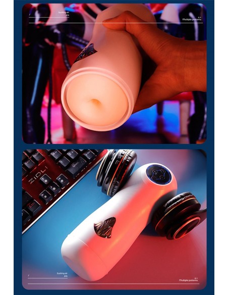 Interactive Voice 9 Vibration Speeds 9 Sucking Speeds Automatic Sucking - Masturbatory i Sztuczne pochwy - 23