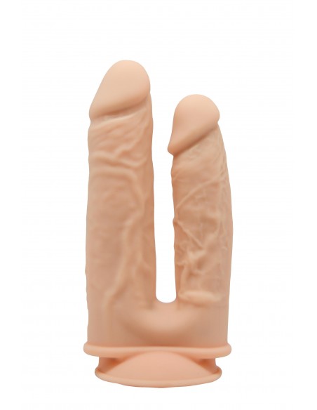 REAL LOVE DUAL DENSITY DOUBLE PENETRATOR FLESH - Dilda podwójne - 2