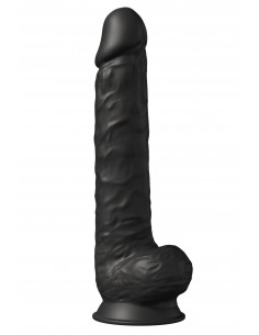 REAL LOVE DUAL DENSITY XXL DILDO 15INCH Black - Dilda realistyczne - 1
