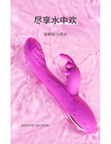 Rabbit Dual Vibrator Purple - Wibratory Króliczki - 9