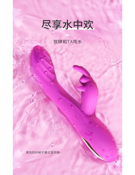 Rabbit Dual Vibrator Purple - Wibratory Króliczki - 9