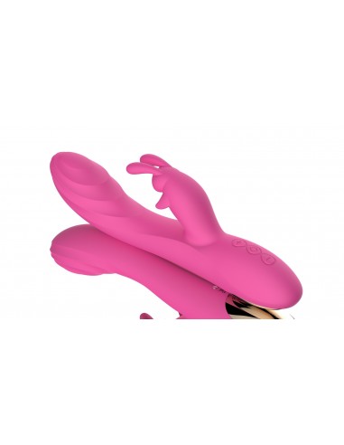 Rabbit Dual Vibrator Pink - Wibratory Króliczki - 4