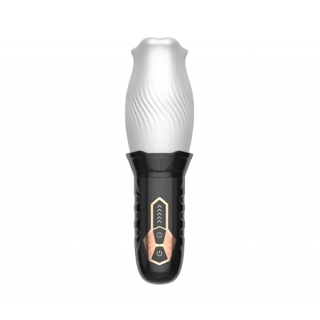 Masturbator rotacyjny z wibracjami Upgrade 2.0 - rotacja dwukierunkowa, 4 tryby obrotów i 10 trybów wibracji - 1