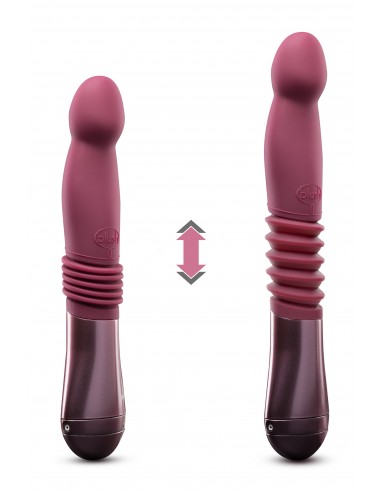 TEMPTASIA TRIXIE THRUSTING DILDO WINE - Wibratory Punktu G - 1