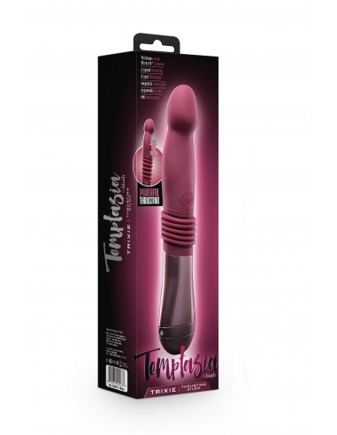 TEMPTASIA TRIXIE THRUSTING DILDO WINE - Wibratory Punktu G - 3