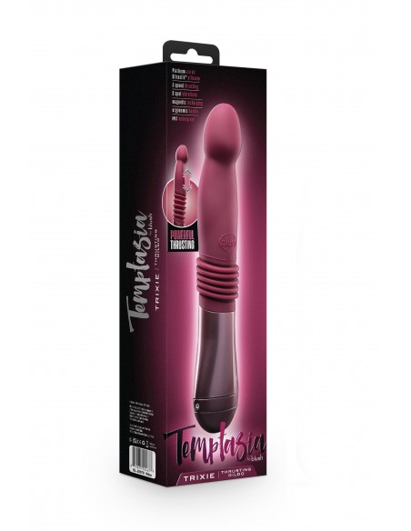 TEMPTASIA TRIXIE THRUSTING DILDO WINE - Wibratory Punktu G - 3