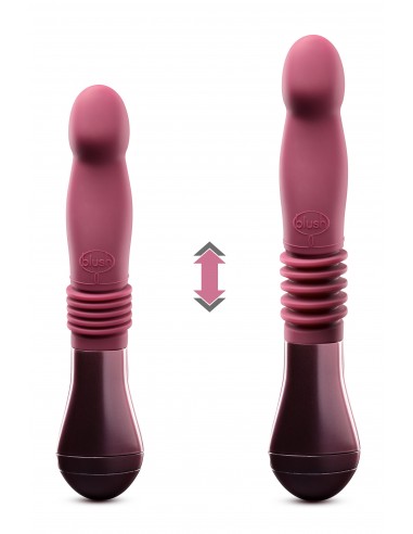 TEMPTASIA TRIXIE THRUSTING DILDO WINE - Wibratory Punktu G - 4
