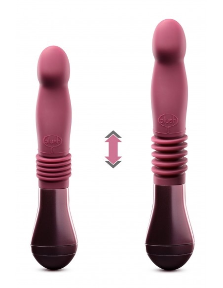 TEMPTASIA TRIXIE THRUSTING DILDO WINE - Wibratory Punktu G - 4