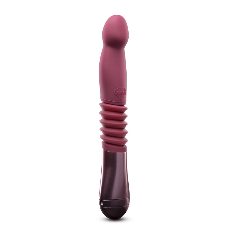 Trixie - zakrzywiony stymulator z napędem posuwistym, skok 3,1 cm, długość całkowita 25,4 cm - 6