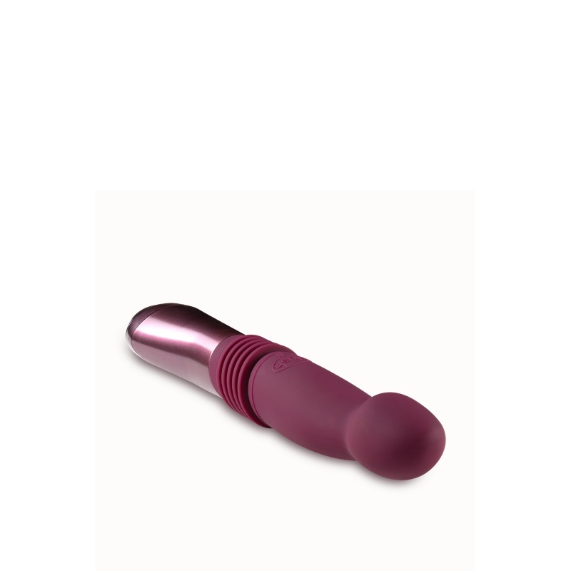 Trixie - zakrzywiony stymulator z napędem posuwistym, skok 3,1 cm, długość całkowita 25,4 cm - 8