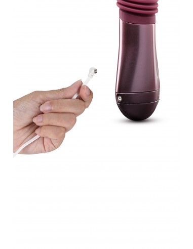 TEMPTASIA TRIXIE THRUSTING DILDO WINE - Wibratory Punktu G - 11