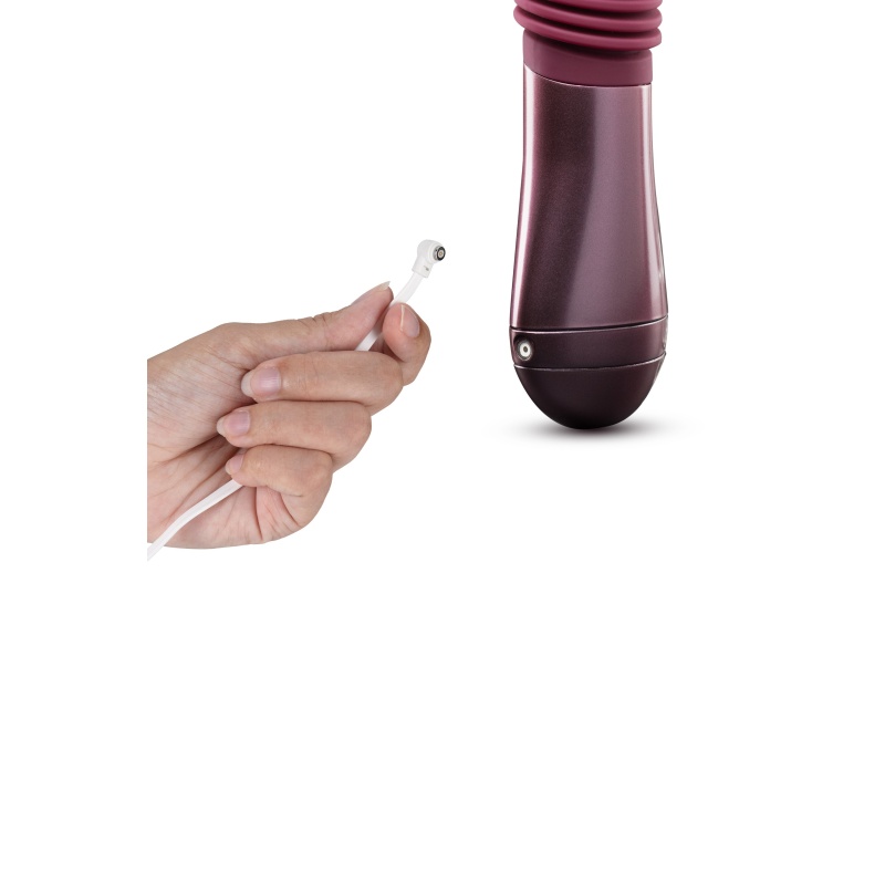 Trixie - zakrzywiony stymulator z napędem posuwistym, skok 3,1 cm, długość całkowita 25,4 cm - 11