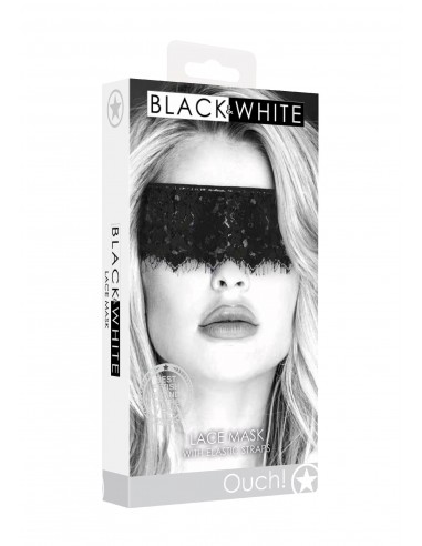Lace Mask - With Elastic Straps - Maski i kaptury - 1