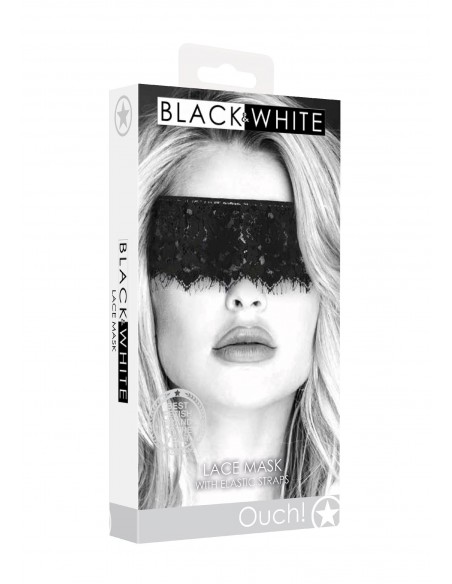 Lace Mask - With Elastic Straps - Maski i kaptury - 1