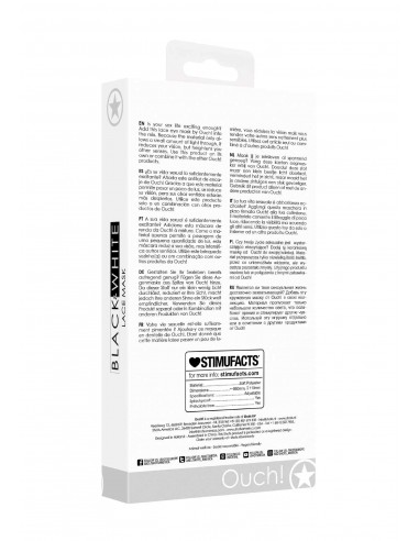 Lace Mask - With Elastic Straps - Maski i kaptury - 4