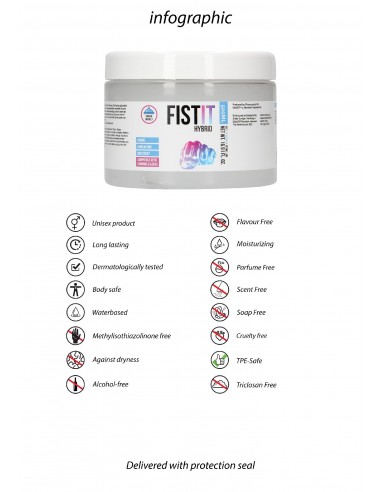 Żel do fistingu - Fist It - Hybrid - 500 ml - Lubrykanty do seksu analnego - 6