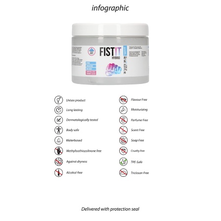 Żel do fistingu - Fist It - Hybrid - 500 ml - 6